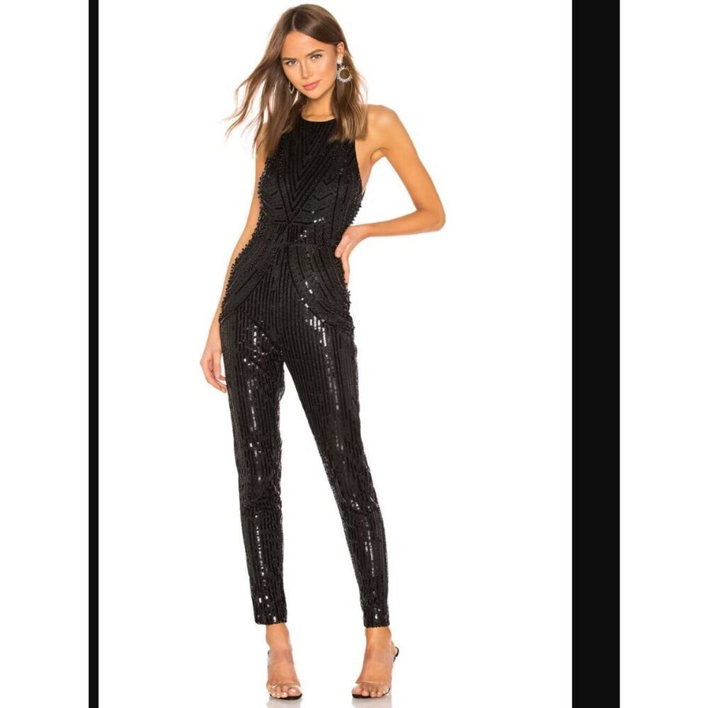 NWT by the way Sky Beaded Jumpsuit | Size L